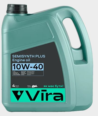 Олива Vira Semisynth PLUS SL/CF 10W40 4л